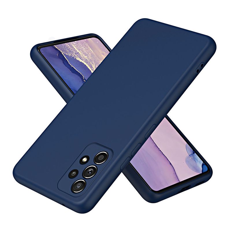 GENERICO - Carcasa Silicona Azul Marino Para Teléfono Samsung A06