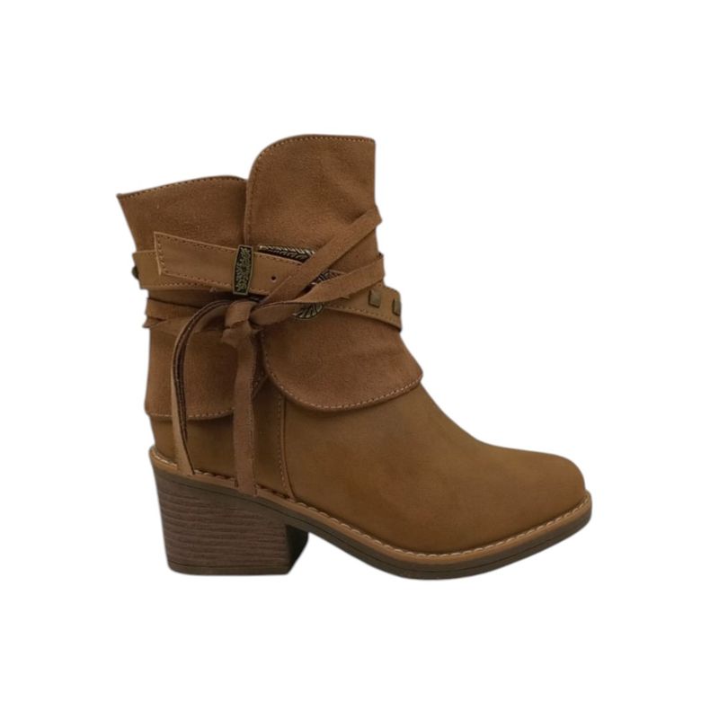 HERIEL - Bota Café Taco Mujer