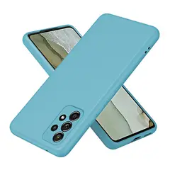 GENERICO - Carcasa Silicona Celeste Para Teléfono Samsung A26 5G