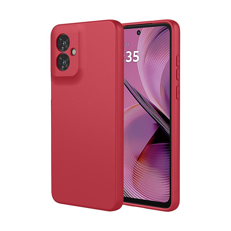 GENERICO - Carcasa Silicona Roja Para Teléfono Motorola EDGE 50 ULTRA