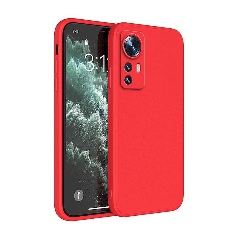 GENERICO - Carcasa Silicona Roja Para Teléfono Xiaomi RENO 6 LITE