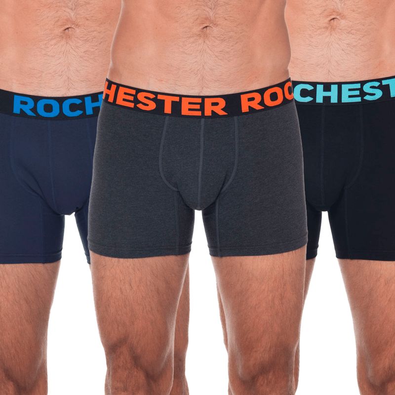 LADY GENNY - TRIPACK BOXER COTTON SPANDEX