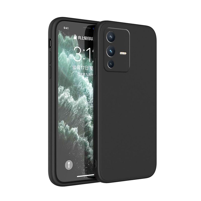 GENERICO - Carcasa Silicona Negra Para Teléfono VIVO V40 LITE 5GV40 SE 5G