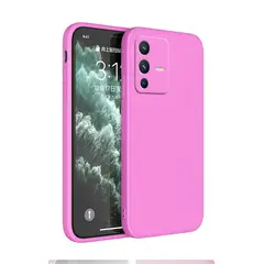 GENERICO - Carcasa Silicona Fucsia Para Teléfono VIVO V40V40 PRO