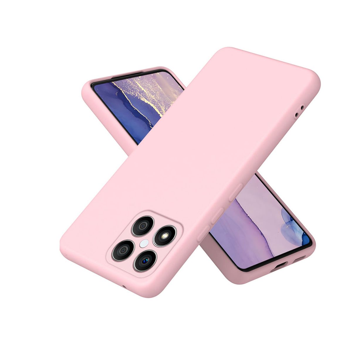 GENERICO - Carcasa Silicona Rosado Para Teléfono HONOR HO 200 PRO 5G