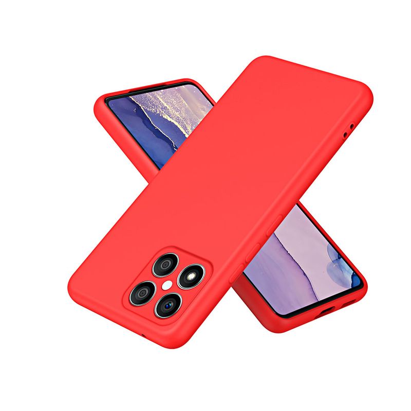 GENERICO - Carcasa Silicona Rojo Para Teléfono HONOR Magic 6 Lite