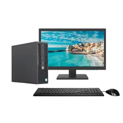 HP - KIT MONITOR + PC 400 G3 SFF (i5-6ta 8GB 256GB SSD) Reacondicionado Grado A