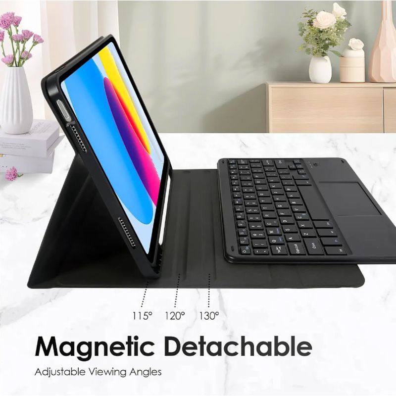 GENERICO - Funda Con Teclado Touchpad Para iPad A16 11 Gen (2025) Español