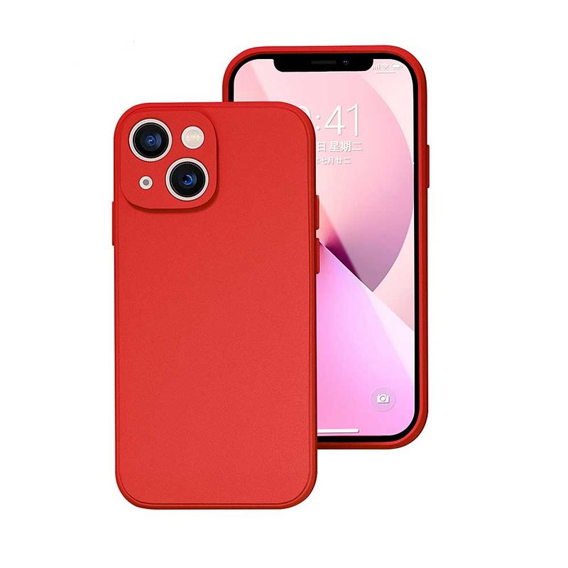 GENERICO - Carcasa Silicona Rojo Para Teléfono IPHONE Iphone 13 Mini