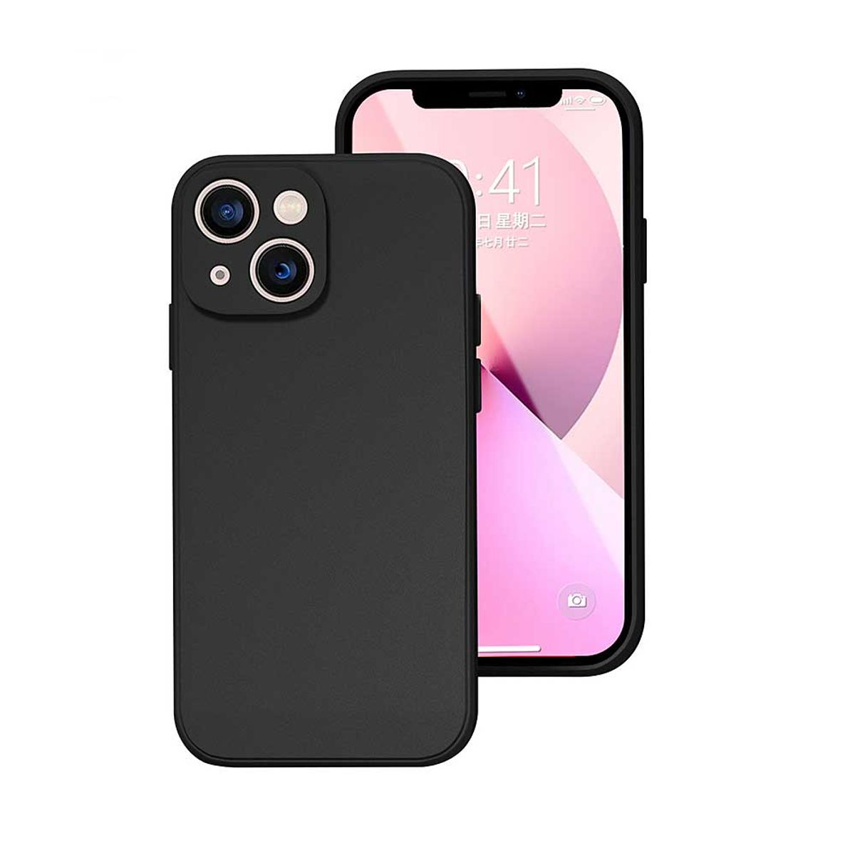 GENERICO - Carcasa Silicona Negro Para Teléfono IPHONE Iphone 16 Plus