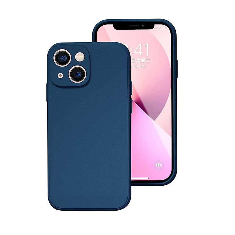 GENERICO - Carcasa Silicona Azul Marino Para Teléfono IPHONE Iphone 13 Mini