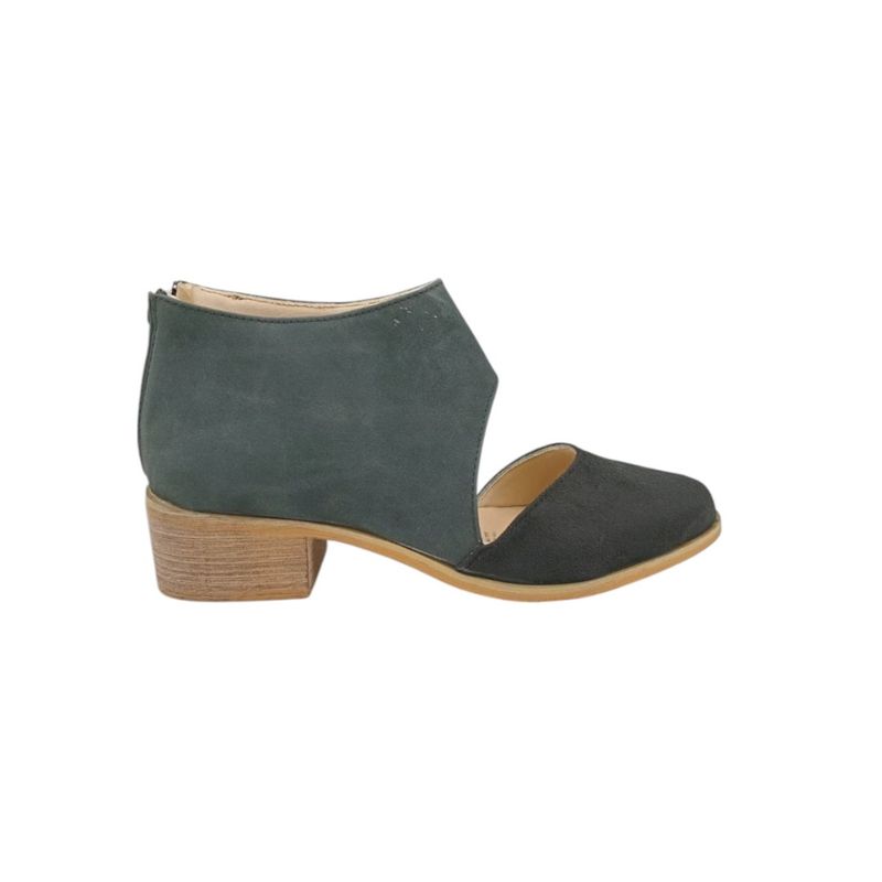 HERIEL - Zapato Negro Abierto Mujer