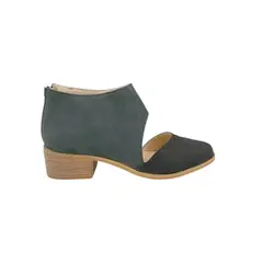 HERIEL - Zapato Negro Abierto Mujer