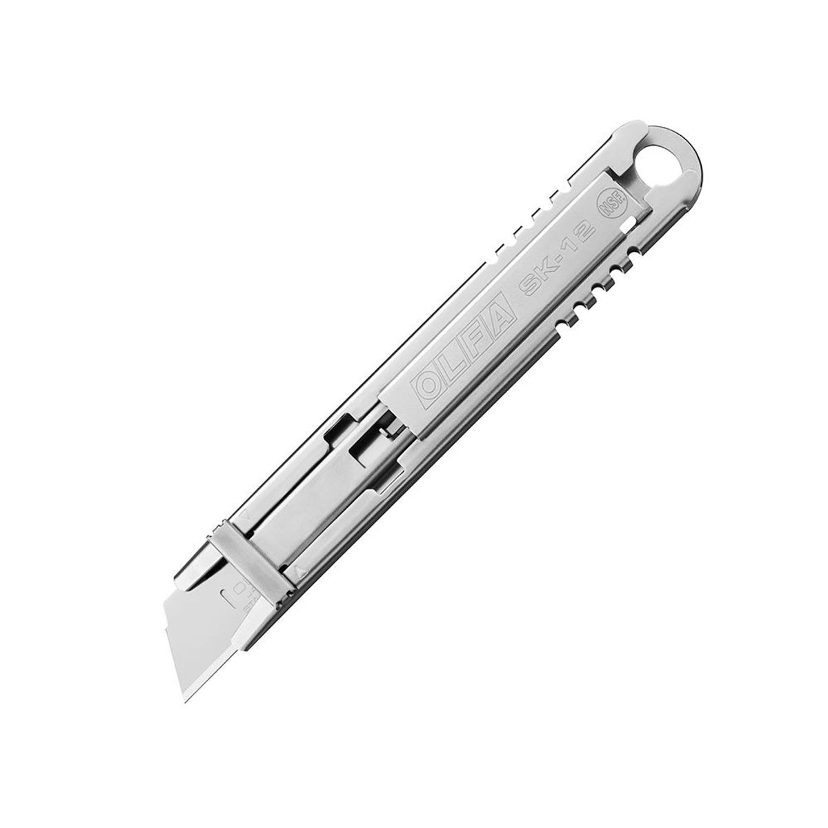 OLFA - Cuchillo de seguridad auto-retráctil de acero inoxidable SK-12