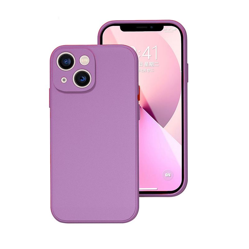 GENERICO - Carcasa Silicona Morado Para Teléfono IPHONE iphone 16 Pro