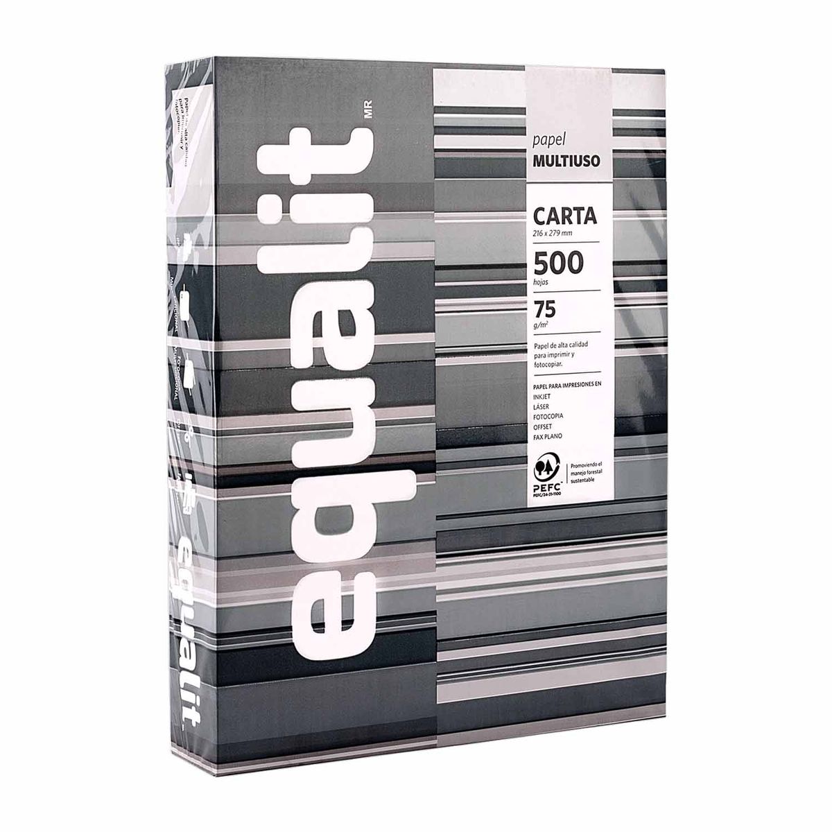 EQUALIT - Resma Papel Multiproposito 75gr (500hj) (Carta)