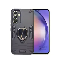 CARCASA ANILLO ANTIGOLPE PARA CELULAR SAMSUNG S24 FE COLOR NEGRO