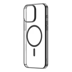 DEVIA - Para iPhone 16 Transparente Magsafe Negro 6245