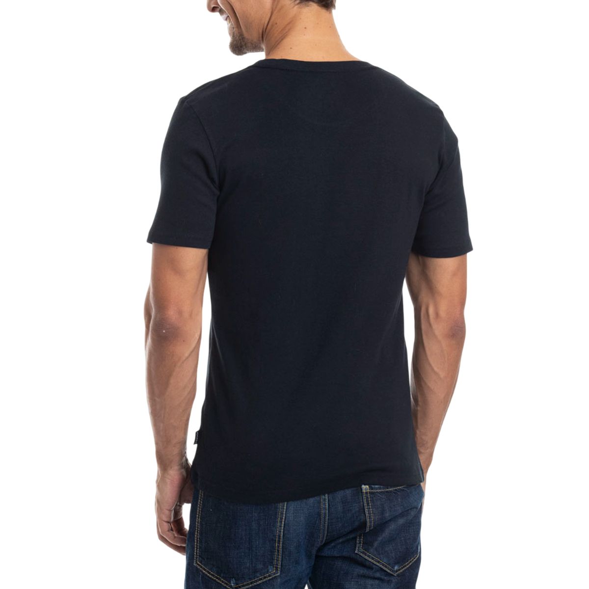 LADY GENNY - Camiseta Cotton Rib Manga Corta Cuello Redondo