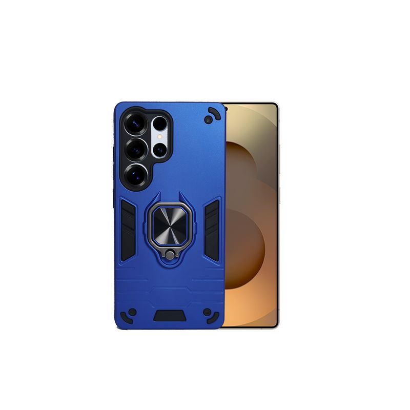 GENERICO - CARCASA ANILLO ANTIGOLPE PARA CELULAR SAMSUNG S25 ULTRA COLOR AZUL