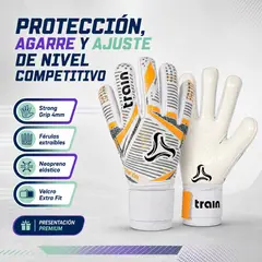 DRB - Guantes Arquero Portero Con Ferula Train Trifon Latex Aleman