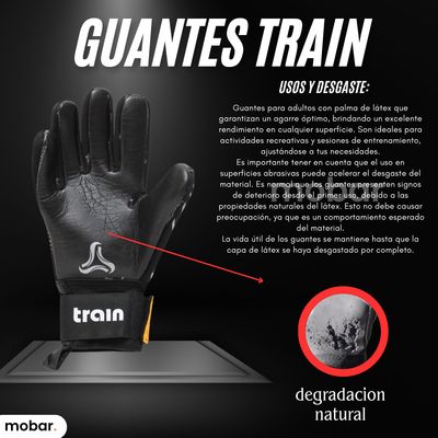 Imagen 2 del producto Guantes Arquero Portero Con Ferula Train Trifon Latex Aleman