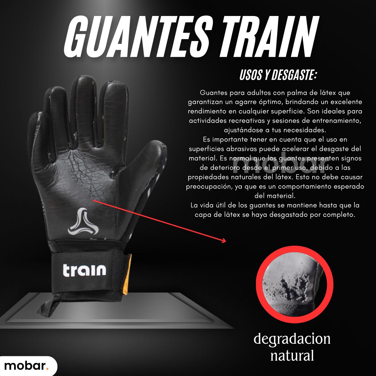 DRB - Guantes Arquero Portero Con Ferula Train Trifon Latex Aleman