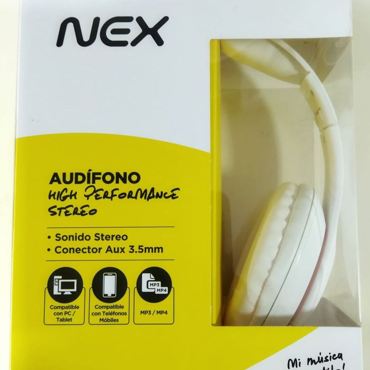 GENERICO - Audifonos nex Sonido stereo Compatible con telefonos mobiles
