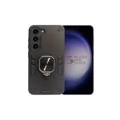 GENERICO - CARCASA ANILLO ANTIGOLPE PARA CELULAR SAMSUNG A36 COLOR NEGRO