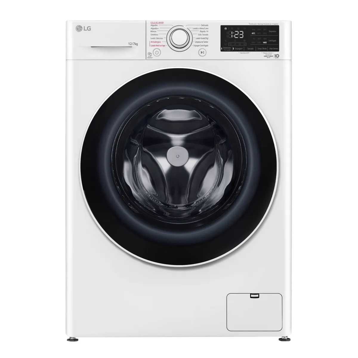 LG - Lavadora Secadora Carga Frontal LG 12-7Kg WD12WVC5S6 con AIDD™