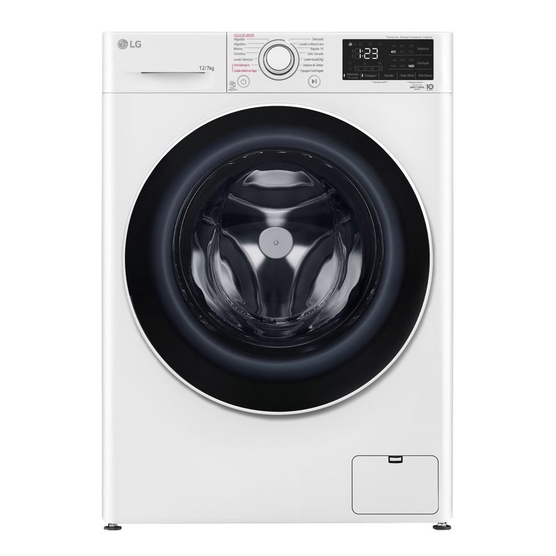 LG - Lavadora Secadora LG 12Kg-7Kg WD12WVC5S6 con AIDD™