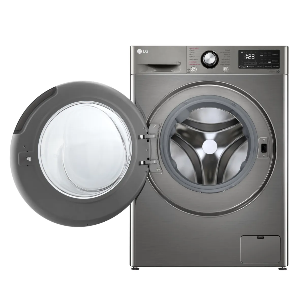 LG - Lavadora Secadora Carga Frontal LG 12-7Kg WD12VVC5S6C con AIDD™