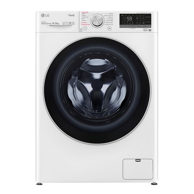 LG - Lavadora Secadora LG 14Kg-8Kg WD14WVC4S6 con AIDD™