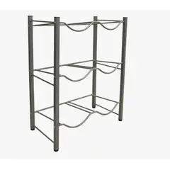 DALI - Estante Organizador Rack 6 Botellones Bidones Agua 20 Lts