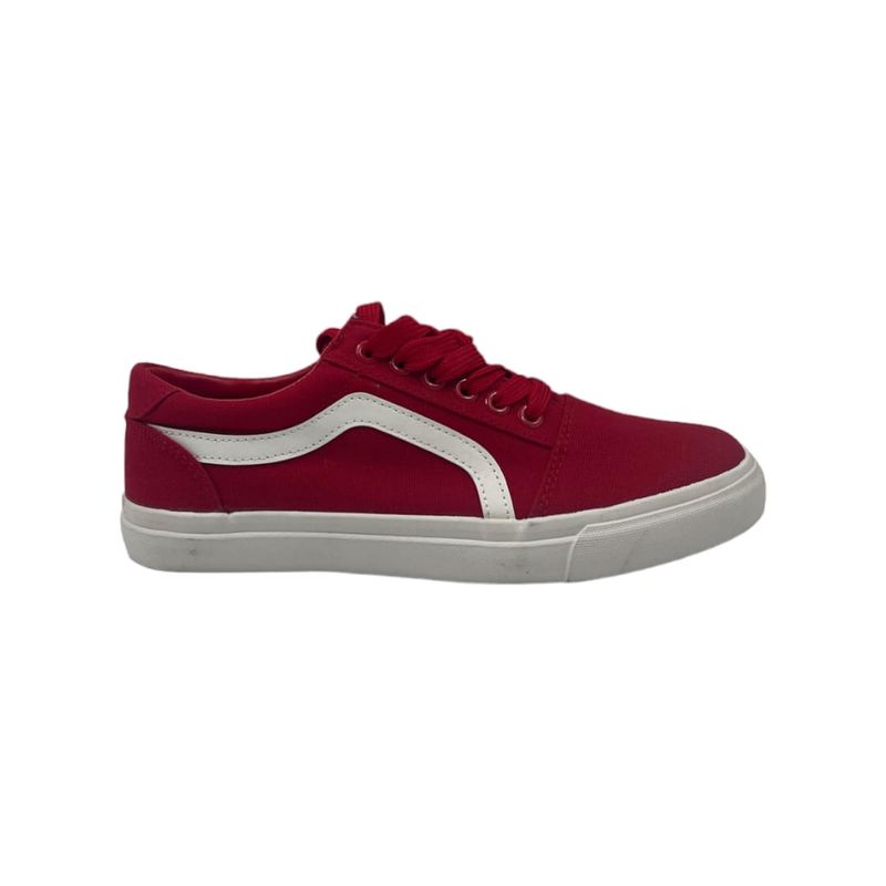 HERIEL - Zapatilla Roja Plataforma Mujer