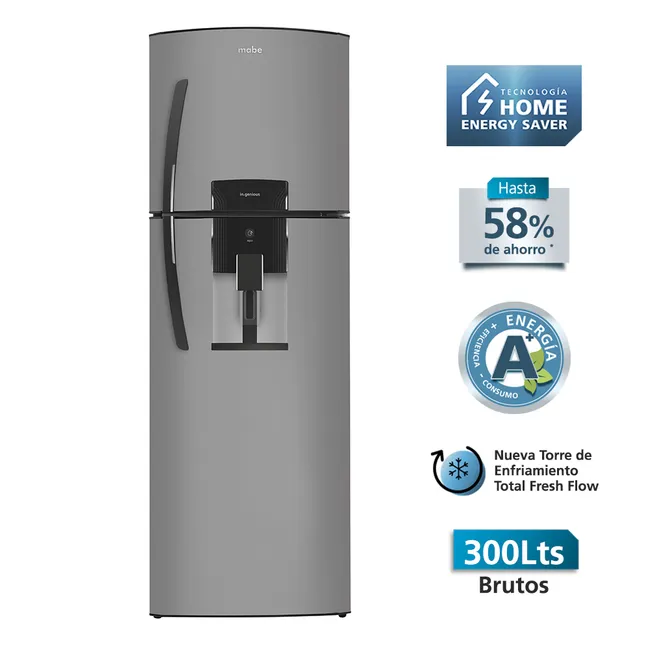 MABE - Refrigerador No Frost 300L 58% ahorro de energía Mabe RMA300FWUT