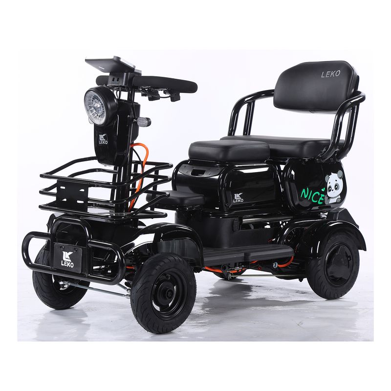 LEKO - Triciclo Eléctrico LEKO Modelo YD-4 Color NEGRO