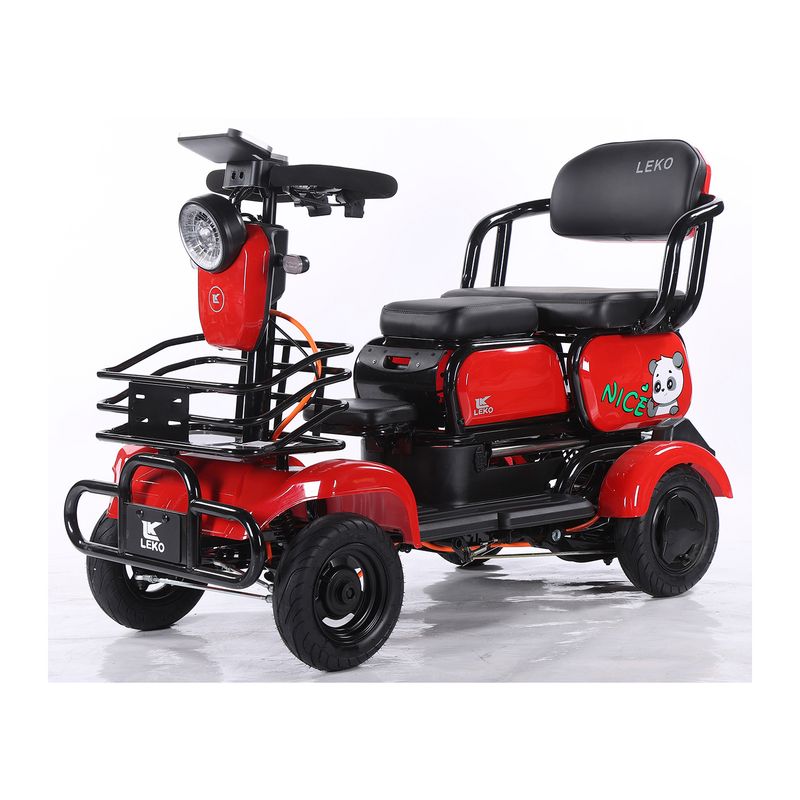 LEKO - Triciclo Eléctrico LEKO Modelo YD-4 Color ROJO
