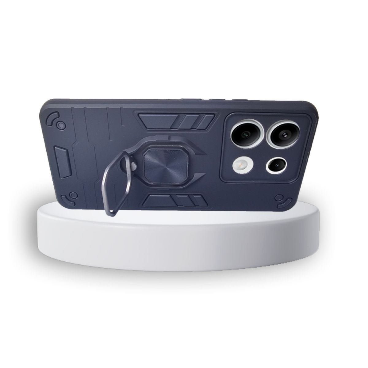GENERICO - CARCASA ANILLO ANTIGOLPE PARA CELULAR XIAOMI REDMI NOTE 14 4G NEGRO