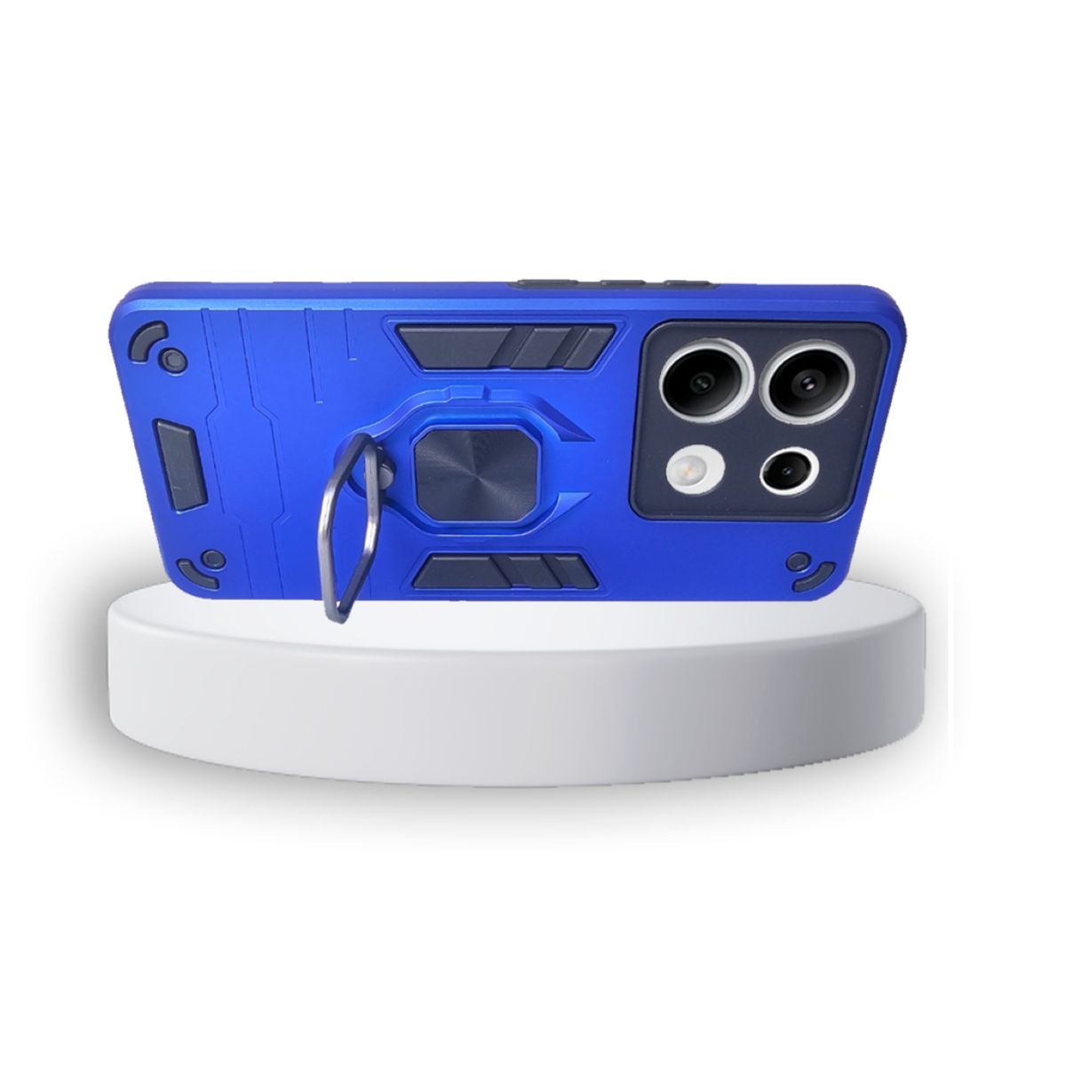 GENERICO - CARCASA ANILLO ANTIGOLPE PARA CELULAR XIAOMI REDMI NOTE 14 4G AZUL