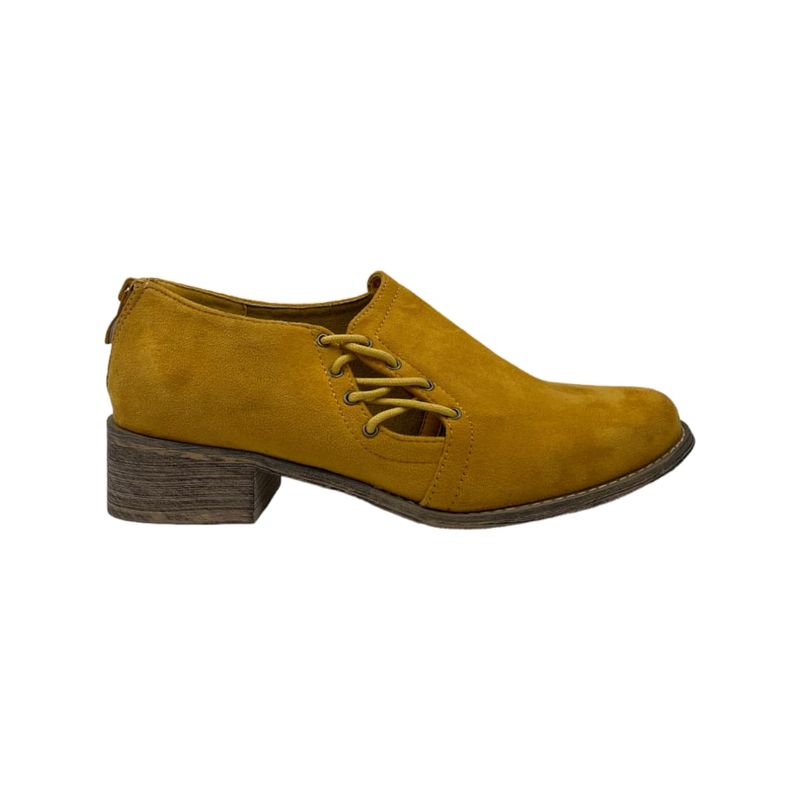 HERIEL - Zapato Amarillo Gamuza Mujer