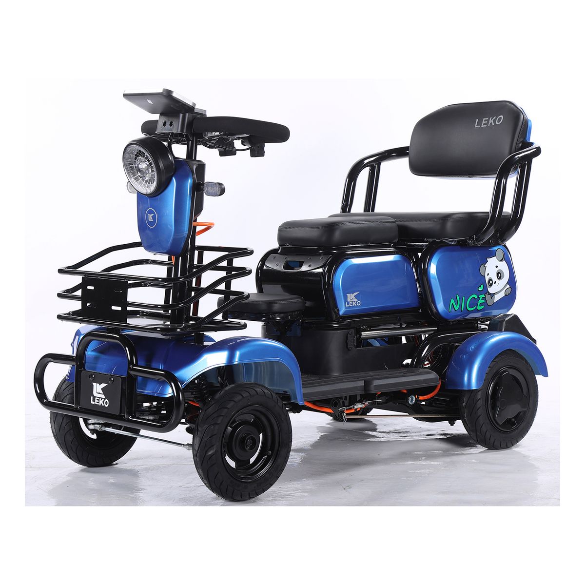 LEKO - Triciclo Eléctrico LEKO Modelo YD-4 Color AZUL