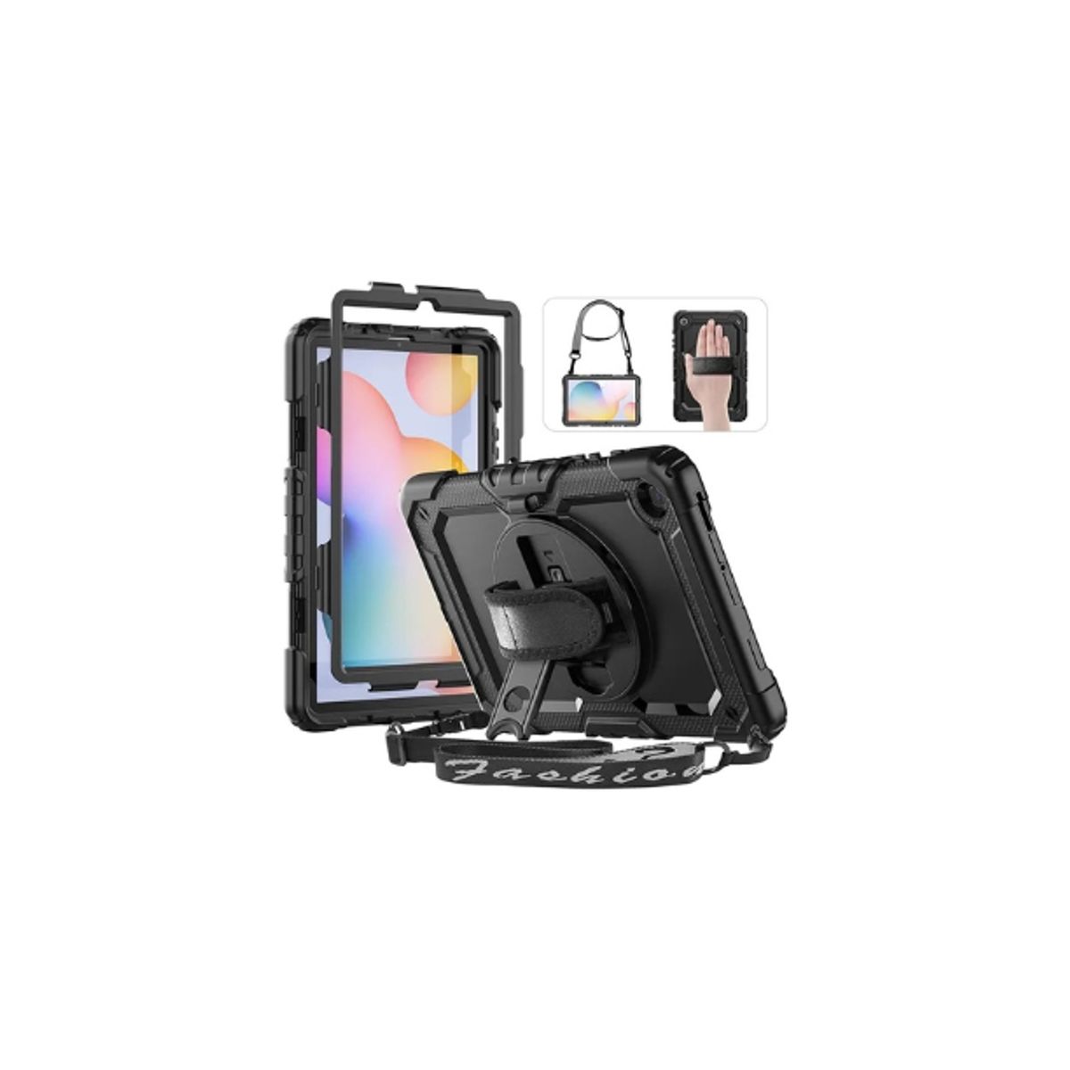 GENERICO - Funda Armadura Antigolpe Para Samsung Galax Tab S6 Lite 10.4 + Mica