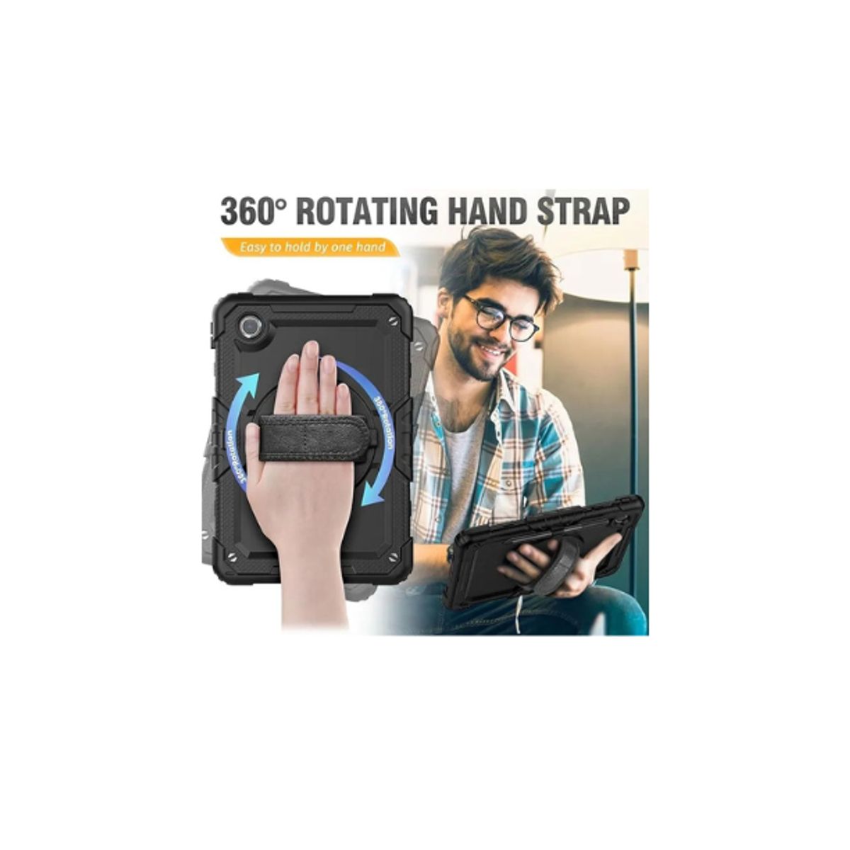 GENERICO - Funda Armadura Antigolpe Para Samsung Galax Tab S6 Lite 10.4 + Mica