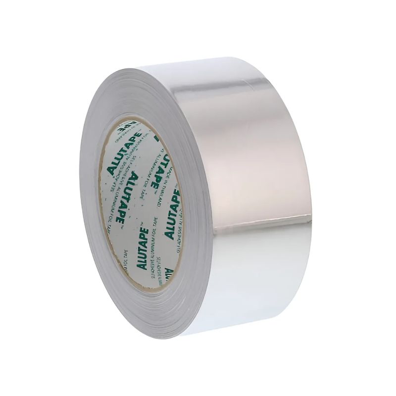 AMERICAN AIR - Cinta de Aluminio ALUTAPE 30Mts  Sellado de Vapor para Ductos