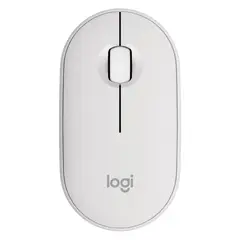 LOGITECH - Mouse Pebble 2 Blanco M350 Bluetooth