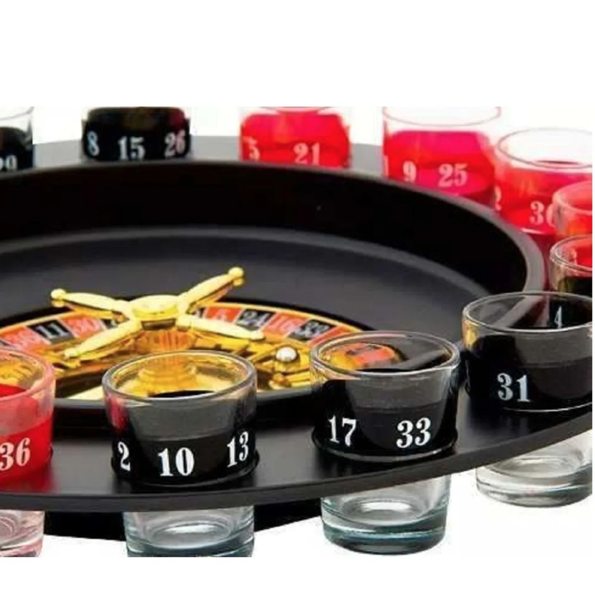 GENERICO - Juego De Ruleta Con Vasos Drinking Roulette Juego De Mesa