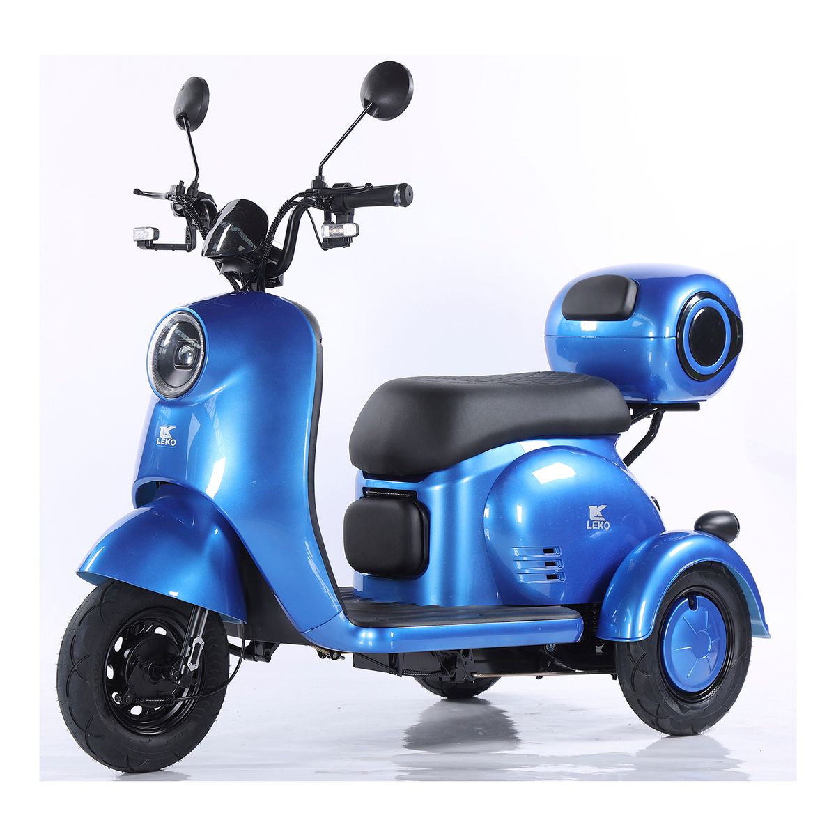 LEKO - Triciclo Eléctrico LEKO Modelo GW-3 Color AZUL