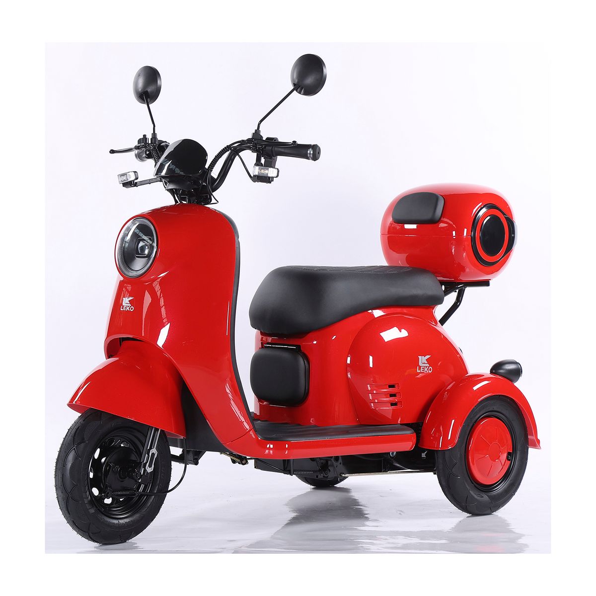 LEKO - Triciclo Eléctrico LEKO Modelo GW-3 Color ROJO