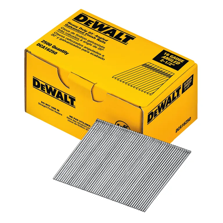Caja de 2500 clavos reforzados 2-1/2  16GA DCA16250